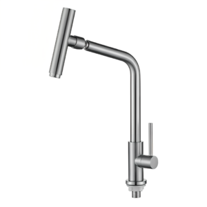 Single Cold Faucet 126001 Brushed