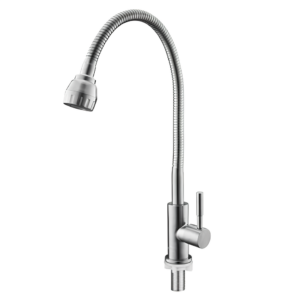 Single Cold Faucet 132001 Brushed