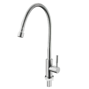 Single Cold Faucet 133001 Brushed