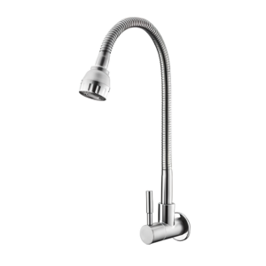 Single Cold Faucet 135001 Brushed